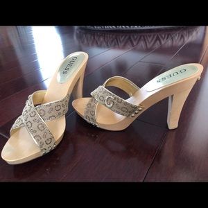 Guess Wood Sandals